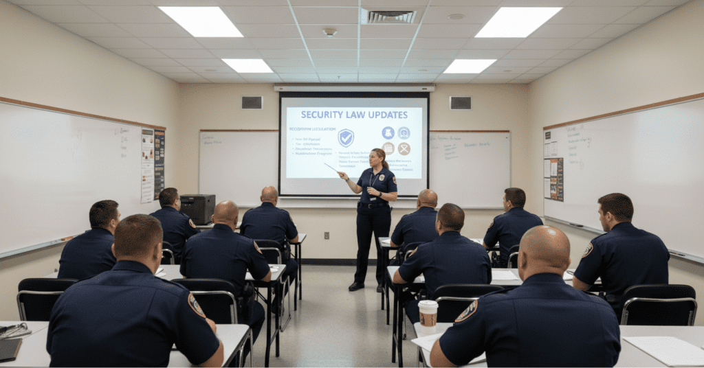 Security Guard Refresher Training 2026: New Rules Explained