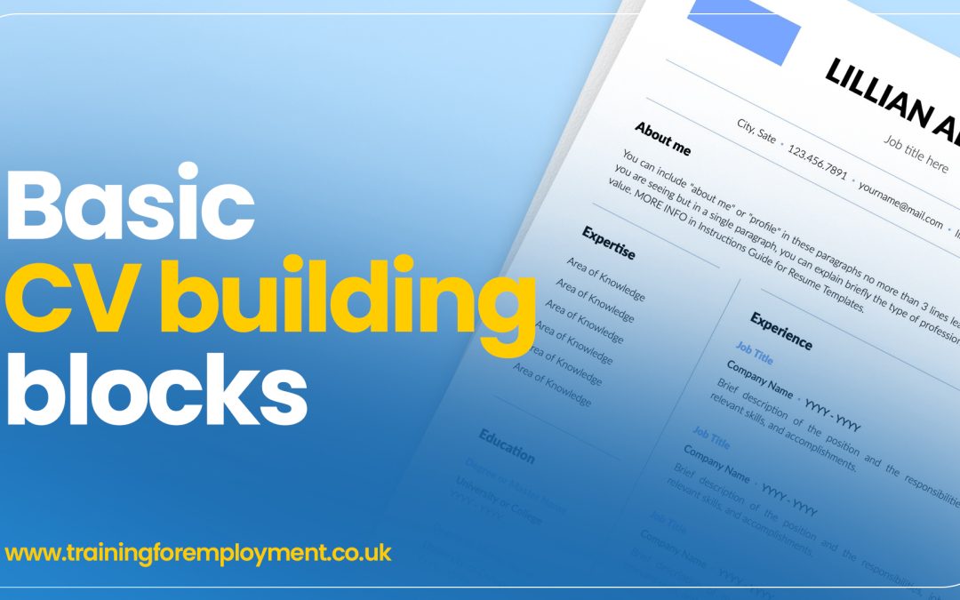 Basic CV building blocks